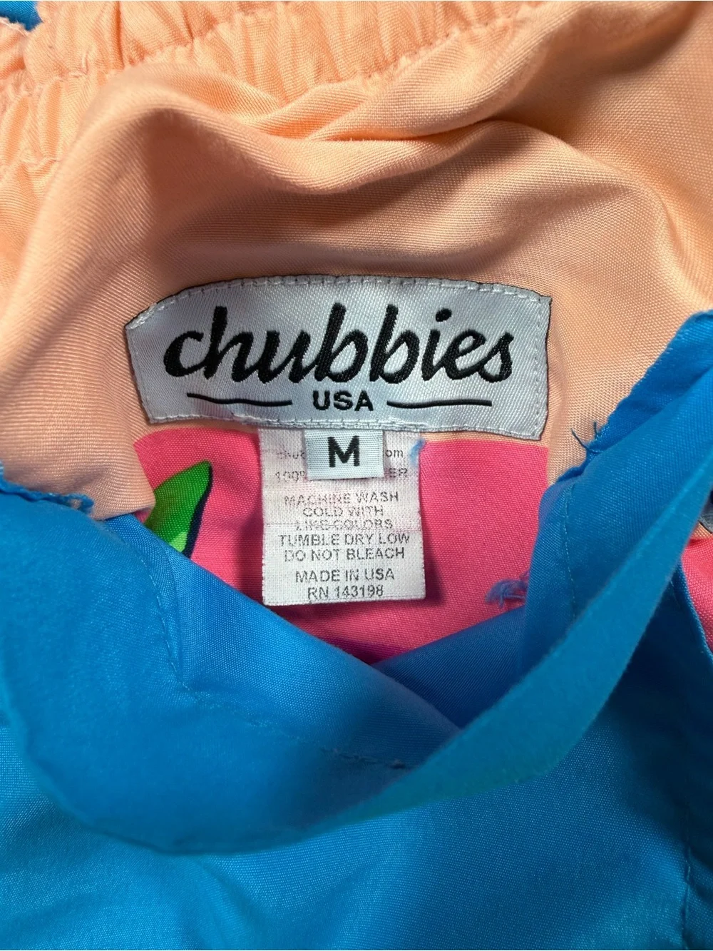 chubbies Multicolor Tropical Sunset Swim Board Shorts